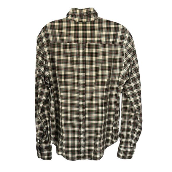 Band of Outsiders Button Down Shirt Plaid Cotton Sleeves Collar Casual Medium - Picture 2 of 10